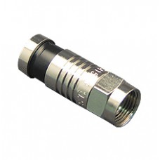 CONNECTOR- F-TYPE- RG6- 100PK